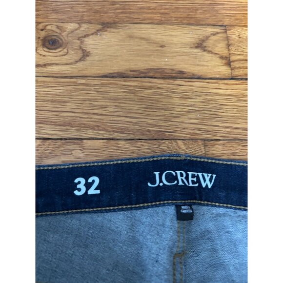 J. Crew Womens '03 Slim Jeans Sz 32 Blue Dark Wash Stretch Denim Pants RE-03-IDG - Picture 3 of 9